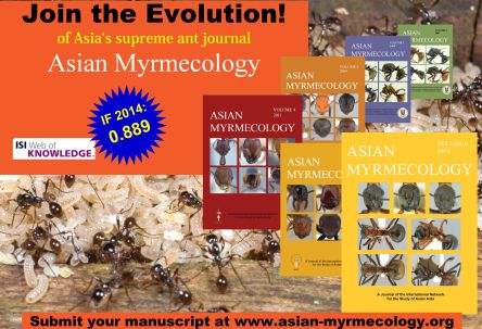 Asian Myrmecology Vol.6 coming soon