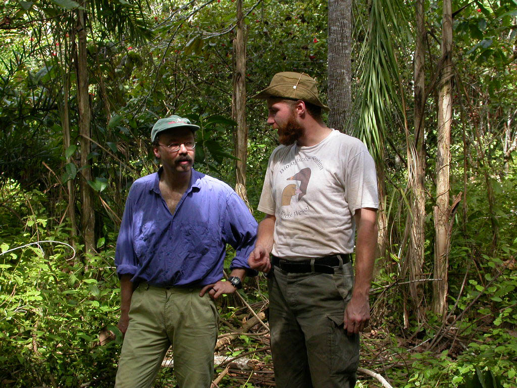 Manfred and Christian in the Amazonian Forest